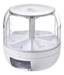 Porta Grãos e Cereais Giratório 6 Divisórias