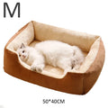 Cama para Gato em Plush Macio e Respirável – Confortável, Aconchegante e Antiestresse (Tamanhos S/M/L)