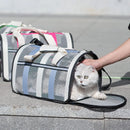 Bolsa de transporte respirável e macia para animais de estimação | Bolsa de viagem dobrável em malha para gatos, gatinhos e cães de pequeno porte