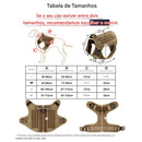 Peitoral Tático para Cachorro PETRAVEL Nylon Acolchoado com Alça e Fecho de Engate Rápido