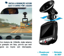 Câmera Veicular HD 1080P Dashcam DVR