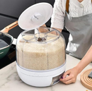 Porta Grãos e Cereais Giratório 6 Divisórias