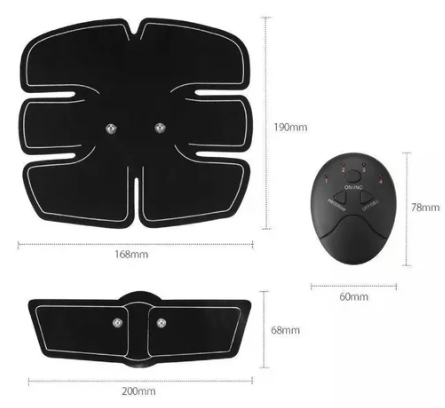 Tonificador Muscular EMS 3 em 1, Abdômem, Braços e Pernas