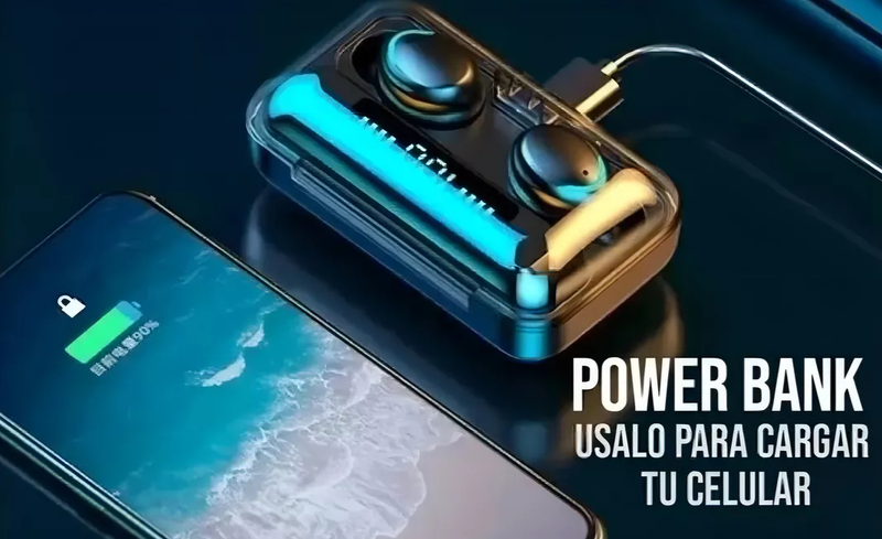 Fone De Ouvido bluetooth 5.1 M10 Sem Fio TSW Estéreo Com Pod Carregador