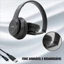 Headphone Wireless LC-815 Extra Bass marca XTRAD - Com microfone