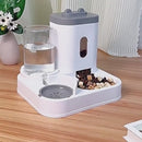 Comedouro e Bebedouro Automático por Gravidade 2 em 1 | Grande Capacidade | Ração e Água para Cães e Gatos