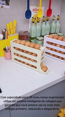 Porta Ovos Organizador e Dispensador 4 Camadas