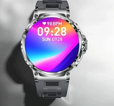 Smartwatch Inteligente Ultra HD de 1,85 Polegadas, GPS Integrado, Telefone, Bluetooth, Bateria de 710 mAh