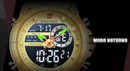 Relógio Esportivo de Luxo NAVIFORCE 9163  Original Quartz Dual Display Estilo Militar