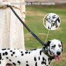 Trela Tática Bungee Heavy Duty para Cães Grandes | Guia Elástica Reflexiva com Mosquetão Quick Release