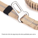 Trela Tática Bungee Heavy Duty para Cães Grandes | Guia Elástica Reflexiva com Mosquetão Quick Release